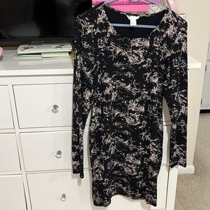 Sexy black dress long sleeve